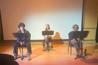 "Bleach Stains" reading photo